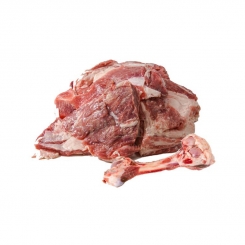 گوشت گرم گوسفندی با استخوان بدون دنبه کیلویی