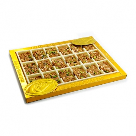 سوهان معراج لقمه عسلی 350 گرمی طلایی