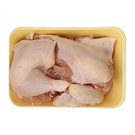 مرغ کامل 4 تکه با پوست با استخوان کیلویی | جی شاپ