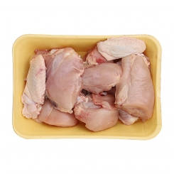 مرغ کامل 8 تکه بدون پوست با استخوان کیلویی