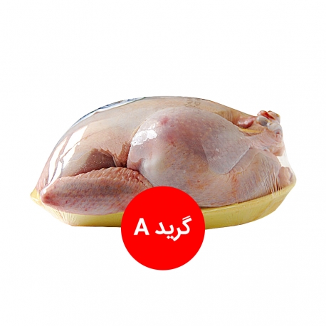 مرغ کامل پک گرید A با پوست با استخوان کیلویی | جی شاپ
