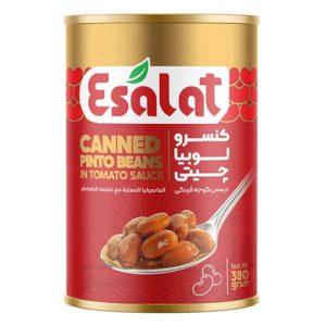 کنسرو خوراک لوبیا چیتی در سس گوجه فرنگی اصالت | جی شاپ
